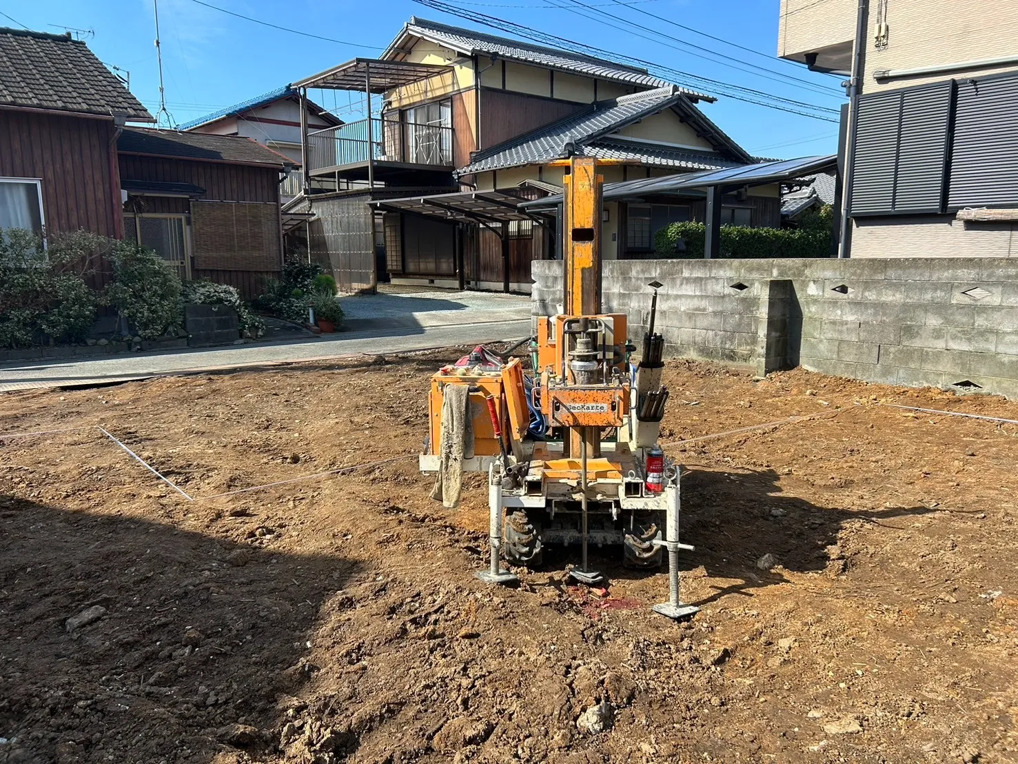 松坂市地盤調査